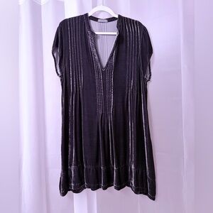 CP Shades Velvet Graphite Regina tunic dress